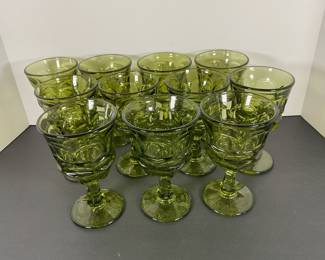 Fenton Green Glasses