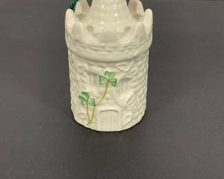 Belleek Porcelain "Clark Castle" Bell/Ornament