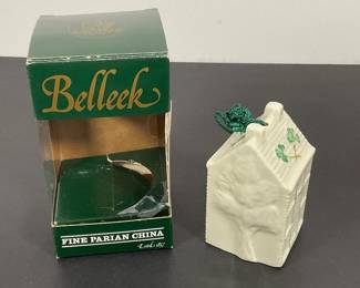 Belleek Porcelain "Georgian House" Bell/Ornament