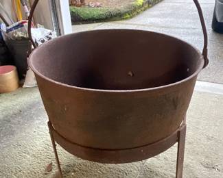 Large Cast Iron Kettle