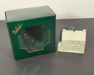 Belleek Porcelain "Clark Castle" Ornament/Bell