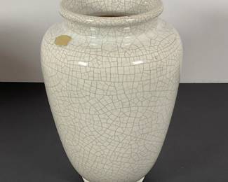 Mid Century Silberdistel (Germany) crackle pattern vase