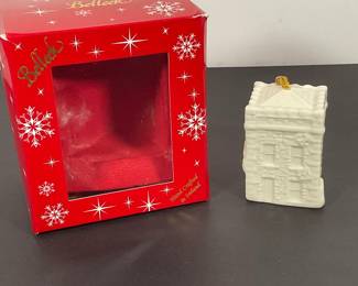 Belleek Porcelain "Castle Caldwell" Bell / Ornament