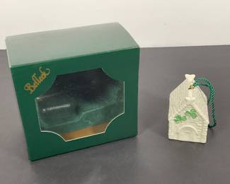 Belleek Porcelain Ornament Bell