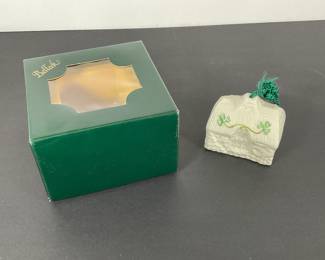 Belleek Cottage Ornament
