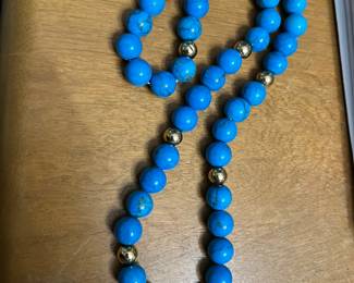 14k & Turquoise Necklace