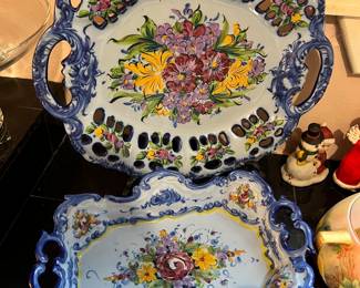 Portugal Hand Painted Platters