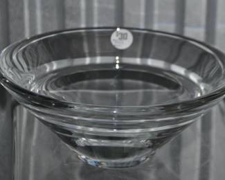 Clean and Contemporary Multi Purpose Bowl by Kosta Boda 10"W x 4"H, ($30)