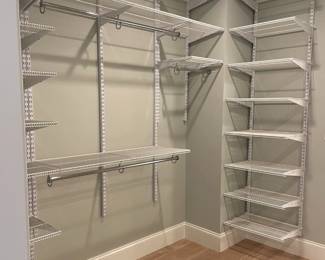 Wonderful  Example of How You Can Organize Your Closet with the The Organized Living Freedom Rail Ventilated Shelf. This System Combines Durability and Functionality to Create Organized Storage Spaces. 