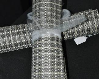 Two Sets of Grey, Taupe and White Place Mats, $25 each