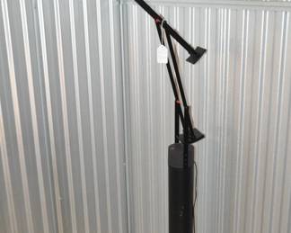 Artemide Tizio 35 Floor Lamp, Designed by Richard Sapper, Counter Balance and Rotating Black Finish Aluminum and Zinc Construction, 21st C., Made in Italy. Height Adjustable to 66”. ($375)