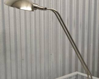 Satin Finish Chrome Adjustable Halogen Desk Lamp by American Lighting Co., $65
