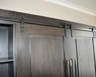 Top view for the Sliding Barn Doors!