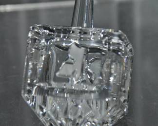 Ready for Hanukkah?  Gift This 4.5" Waterford Crystal Dreidel This Season and Ensure a Smile. ($45)