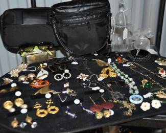 Great Selection of Gold Tone Jewelry as well as Vintage Porter-Yoshida Black Nylon Travel Accessories!