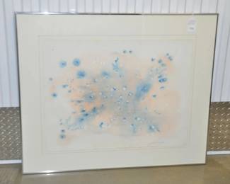 Judi Adler Scheinfeld, Local Michigan Artist, Created This Mixed Media Painting on Paper 39" x 32" Overall, ($175).