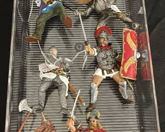 8 Vintage Papo Foot Soldiers Each Sold Separately for $6.