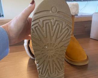 Bottom View of the New UGG Boots. 