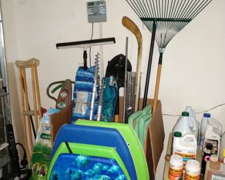 Beach, yard tools and other misc. 