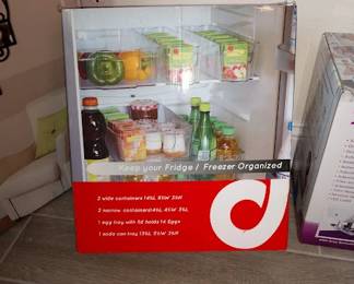 New fridge organizers 