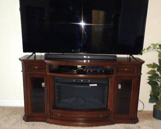 Fireplace entertainment center