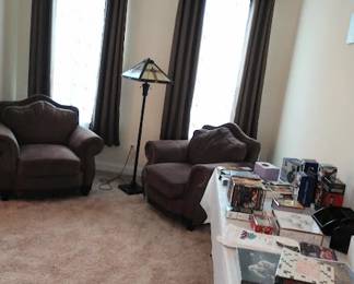Sitting room with new items and accent chairs