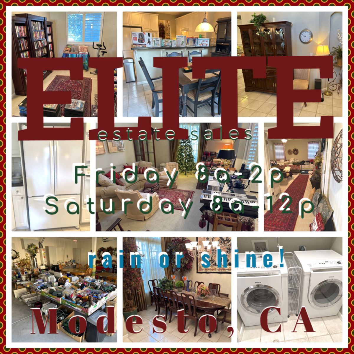 Absolutely ELITE Estate Sale full... starts on 12/1/2023