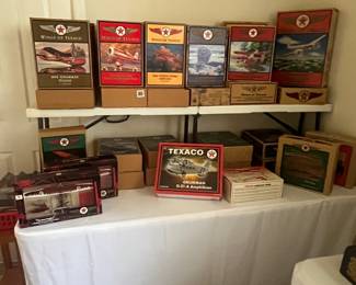 Large collection of model and die cast cars, trucks and aircraft