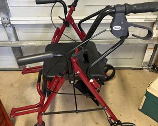 Dual purpose chair/walker