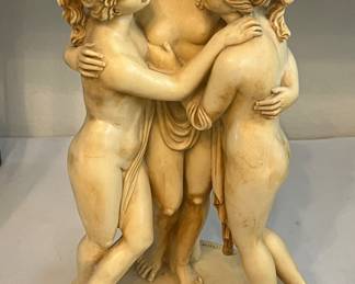 The Three Graces, signed