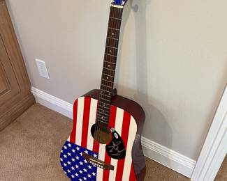 Guitar signed by James Taylor