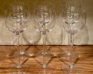 (6) White Wine Glasses