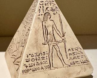 Egyptian Pyramid Sculpture Art