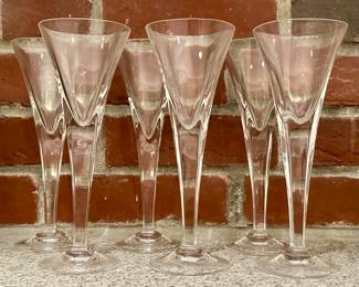 (6) Champagne Flutes