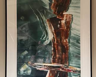 "Monoprint," Signed Clare Bohrer '91