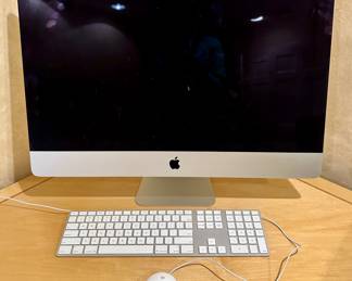 Apple Computer & Apple Keyboard