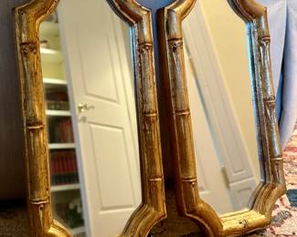 (2) Gold Gilt Mirrors