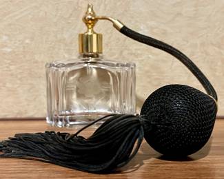 Etched Perfume Bottle