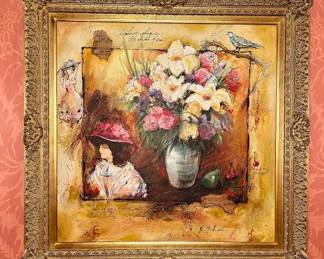 Oil on Canvas, Signed B. Michal