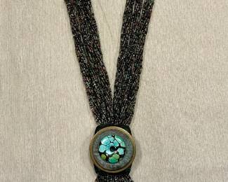 Turquoise & Beaded Necklace