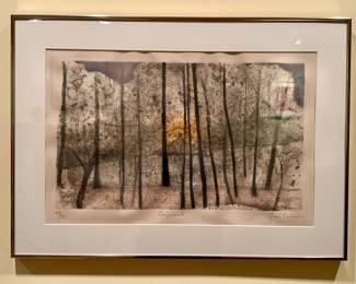 Signed Lithograph, 20/37