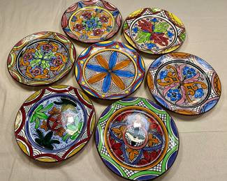 (7) Italian Dinner Plates