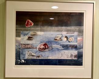 "Monoprint," Signed Clare Bohrer '90