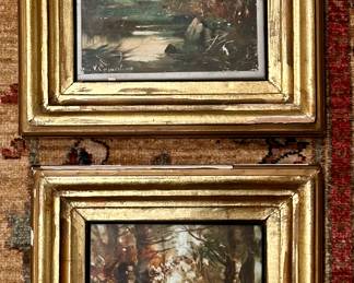 Antique Painted Tiles, France