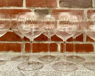 (8) Wine Glasses