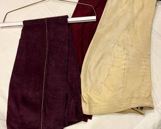 Vintage Roberto Cavalli Suede Pants