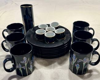 Blue Iris Otagiri (Japan) Luncheon Set
