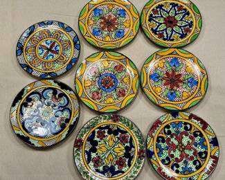 (8) Italian Dessert Plates