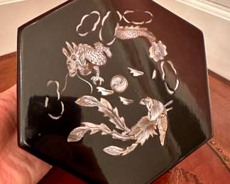 Inlaid MOP Lacquer Box