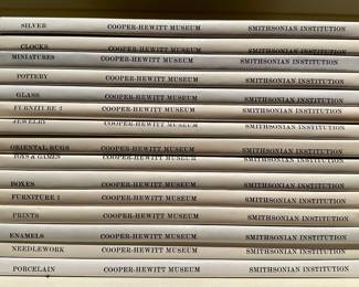 Set of Smithsonian Illustrated Library of Antiques Books by Cooper-Hewitt Museum